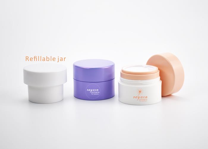 RFJ-PP-50A 50ml Refillable Thick Wall PP Cosmetic Jar